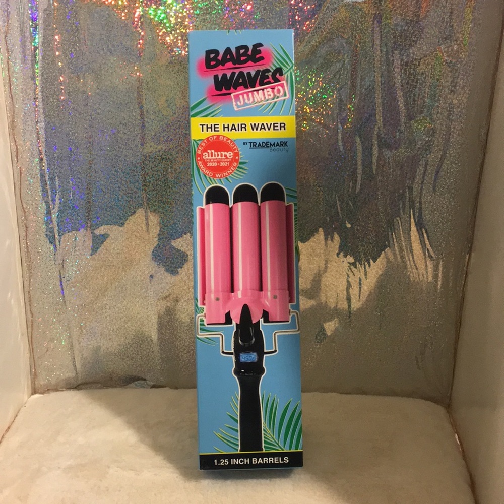 Babe Waves Jumbo Waver 1.25 Inch barrels led screen